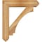 Ekena Millwork Imperial Arts and Crafts Rough Sawn Bracket w/ Offset Brace, Western Red Cedar, 8"W x 34"D x 38"H BKT0806X34X38IMP03RWR - alternate 2